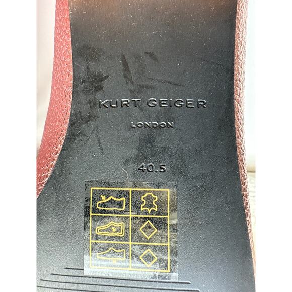 Kurt Geiger London Pierra Mary Janes in Metallic Color Block Size 40.5/ US 9.5 - Picture 8 of 8